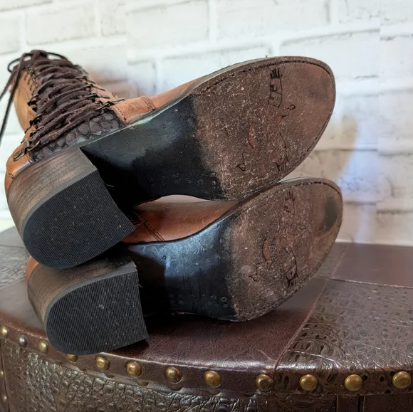 FreeBird WYATT Lace Up Boots size 7 - Picture 10 of 15